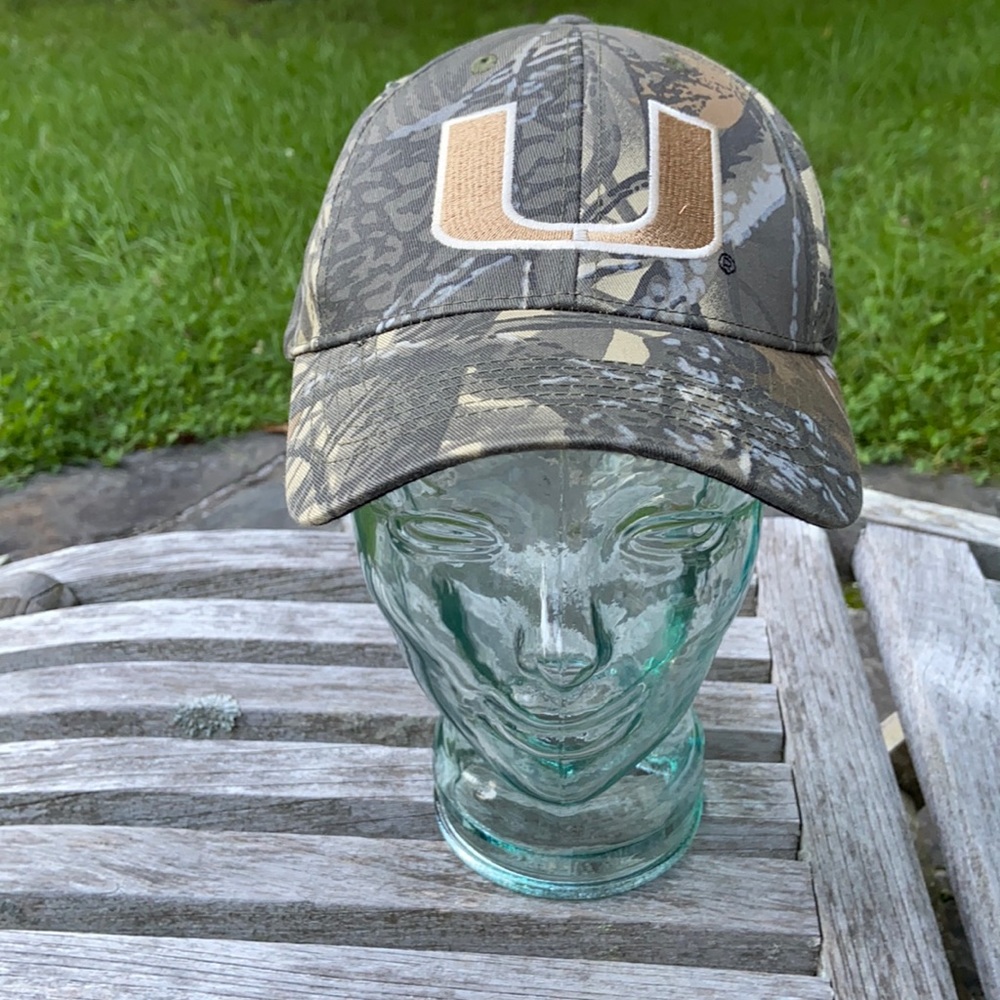 Camo Miami U Captivating Collegiate Licensed Product Headgear Ball Cap